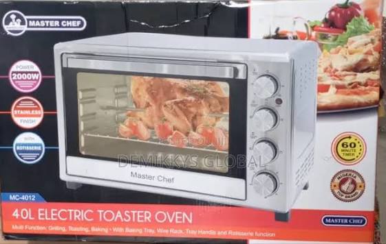 MASTERCHEF ELECTRIC TOASTER OVEN MC-4012